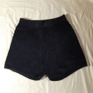 Nasty Gal fuzzy shorts size L
